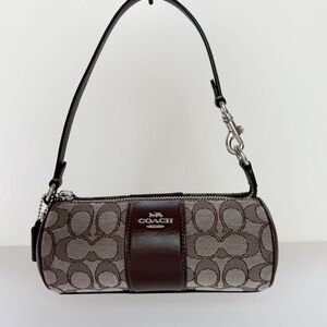 Coach Nolita Barrel Bag In Signature Jacquard Brand New